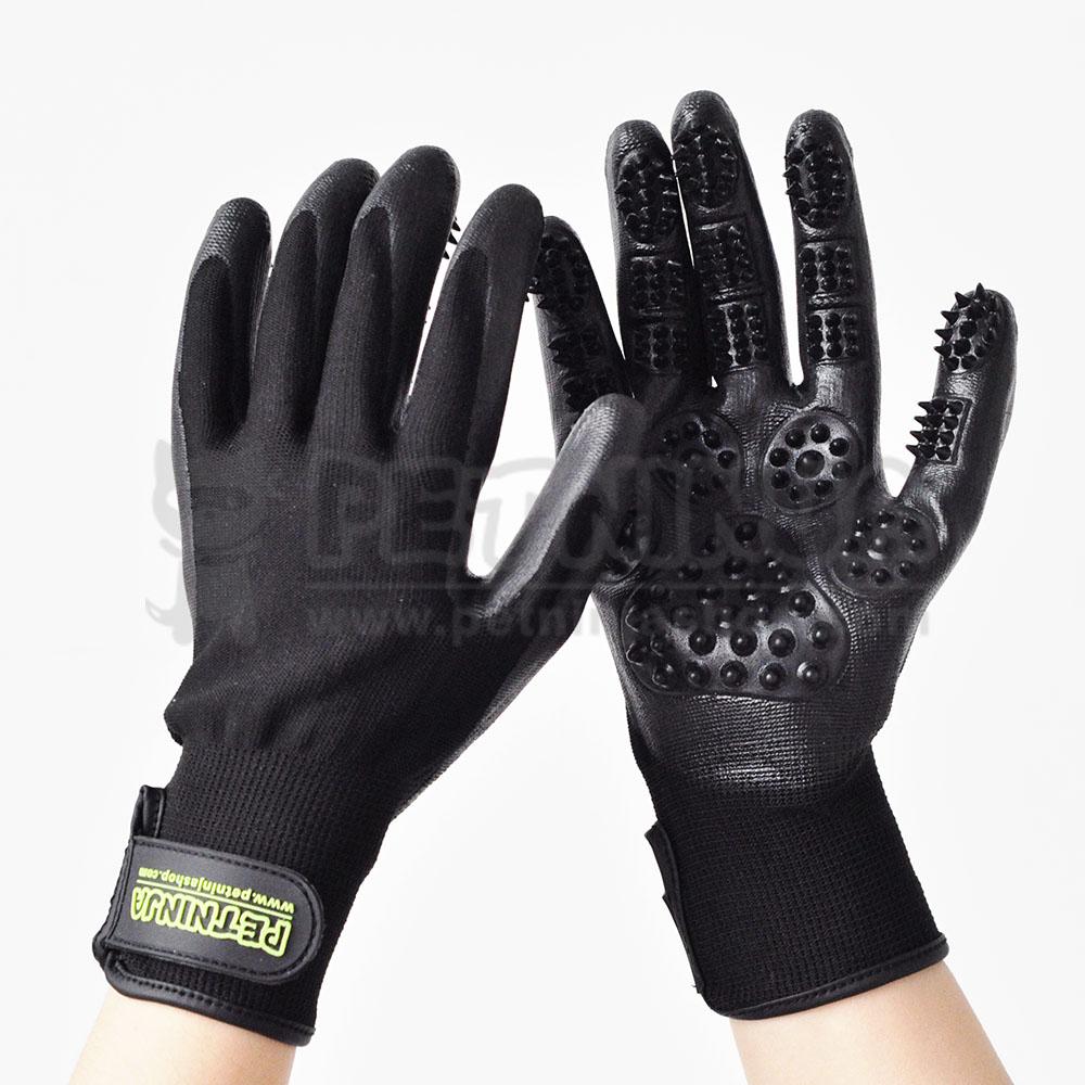 Gants de Toilettage Massage pour des Chats, Chiens et Chevaux, Nettoyage Facile/Livraison Gratuite