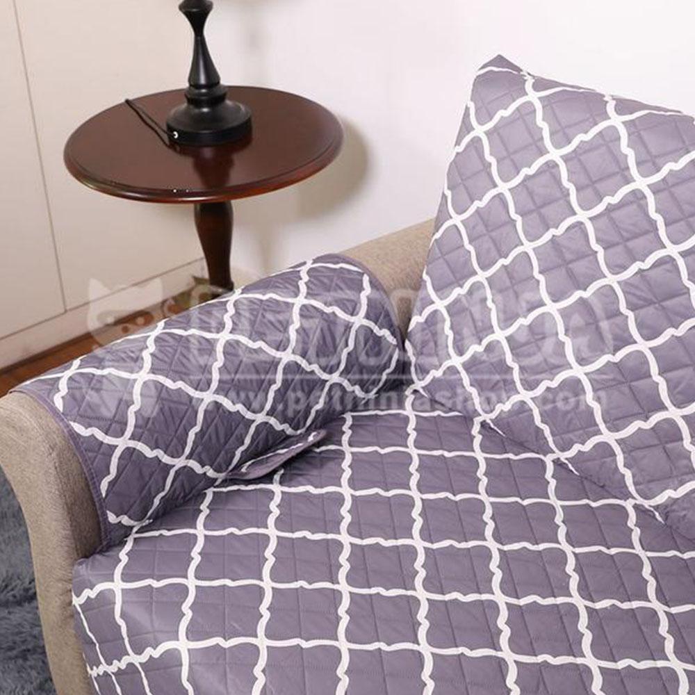 Protection de Canapé 2/3 Places, Réversible Anti-dérapant pour Animaux de Compagnie