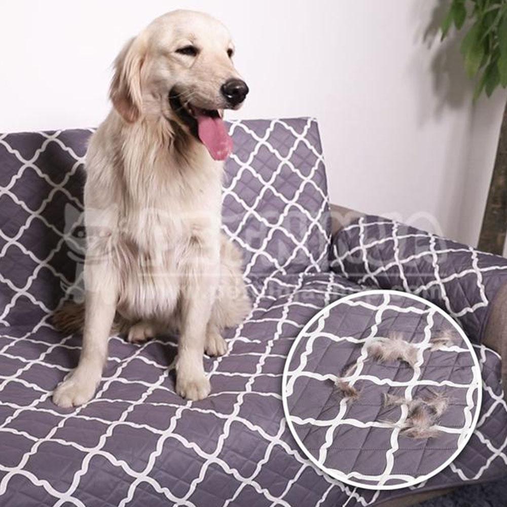 Protection de Canapé 2/3 Places, Réversible Anti-dérapant pour Animaux de Compagnie