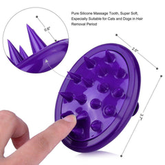 Ultra Souple Brosse de toilettage en Silicone pour Animaux