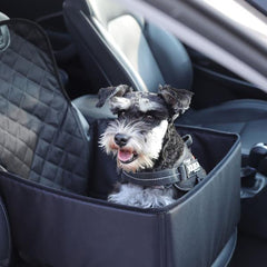 Panier Voiture/Protection de Siège Individuelle pour Animaux, Livrée avec une ceinture de sécurité pour chien GRATUITE !